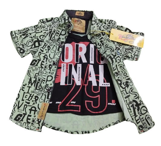 Alphabetic Double Shirt