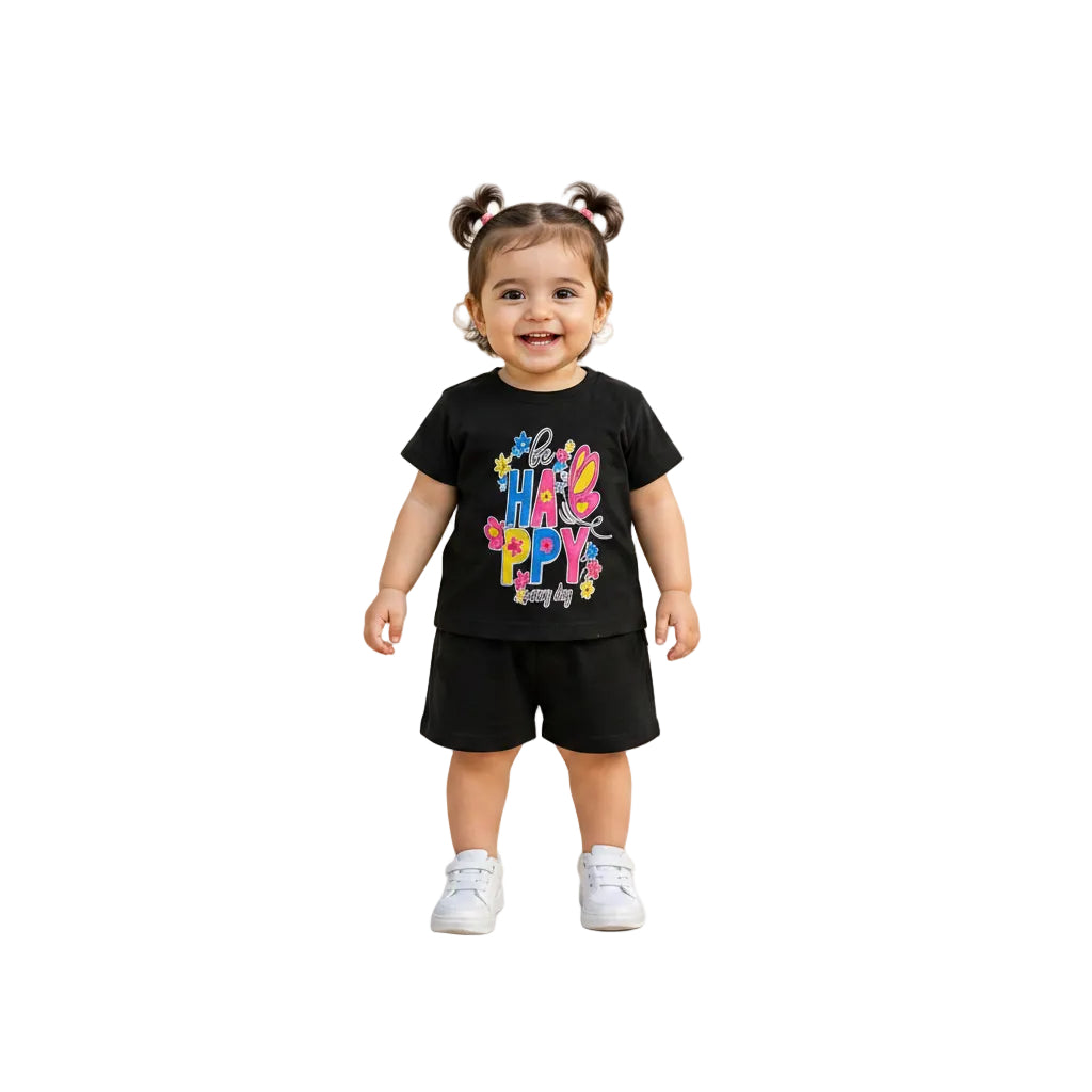 Girls half sleeves suit